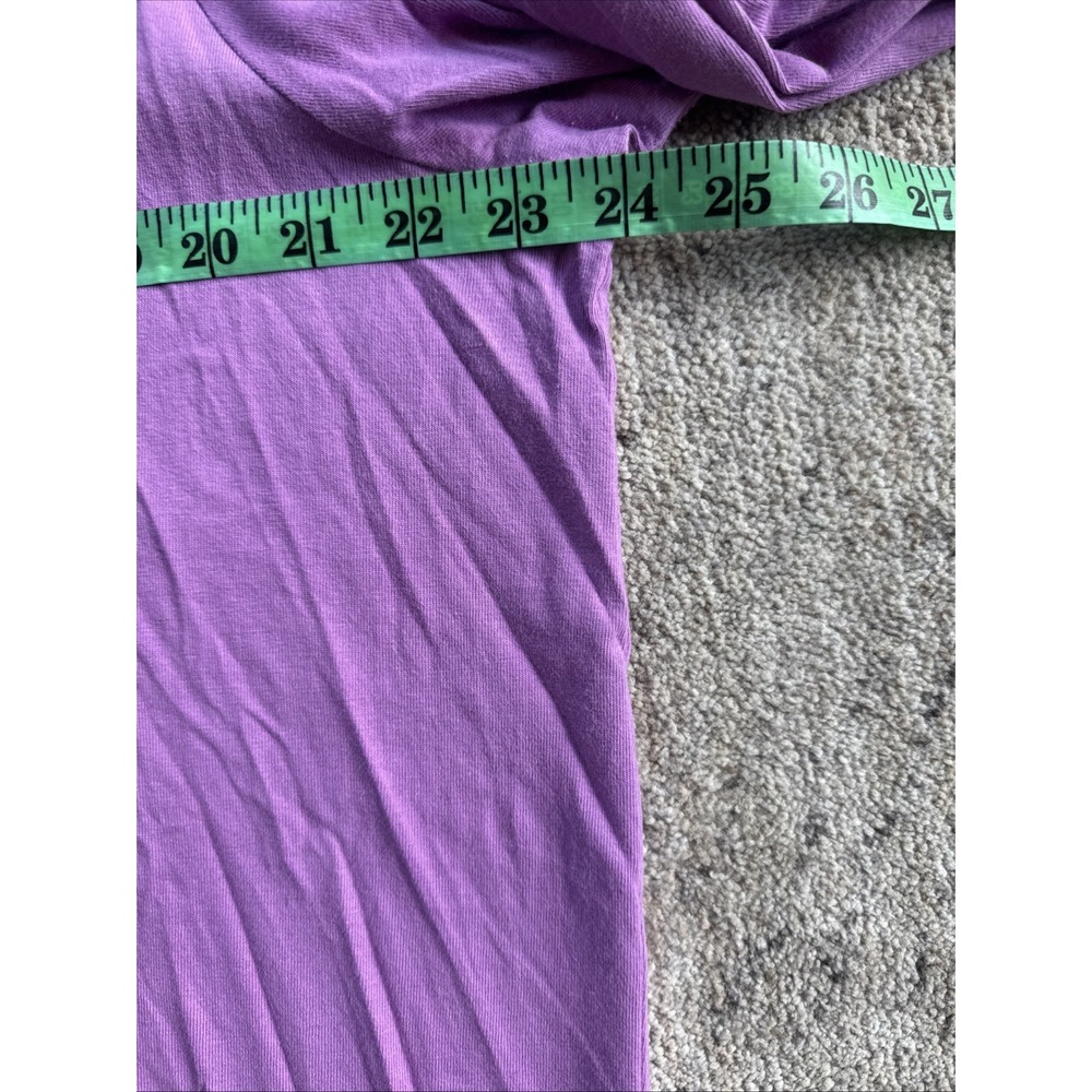 Life is good woman's XL long sleeve t shirt light purple Crusher Tee Beach Gear - Picture 5 of 6